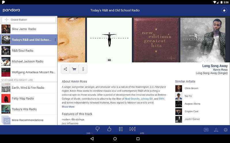 Download Pandora 1.3 For Android